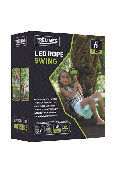 Hape Leagan cu franghie de alpinism cu LED (1,82 m), copii varsta 5 ani+,8 ani+