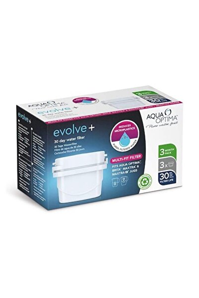 Aqua Optima Filtru Evolve pentru carafă filtrantă, 30 de zile, 3 buc.