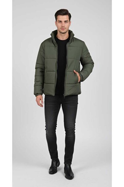 Symirna Fiber Filling Windproof Water-Repellent Fabric Keep Warm Ultra Light Standard Inflatable Men's Coat