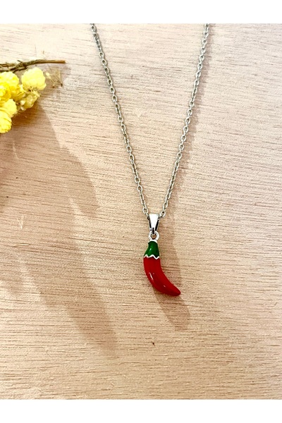 Açıkmeşe Ev Yaşam Ürünleri قلادة الفلفل الأحمر، قلادة الفلفل الحار الصغيرة، ق...