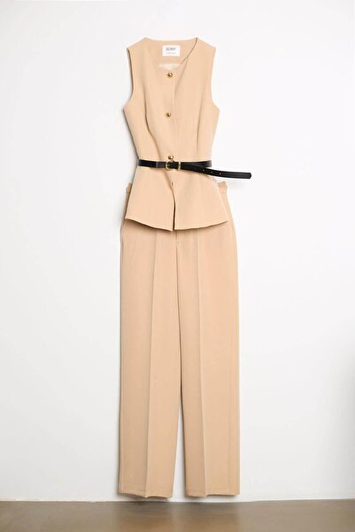 Robin D80219 Kadın Ceket Pantolon Takım