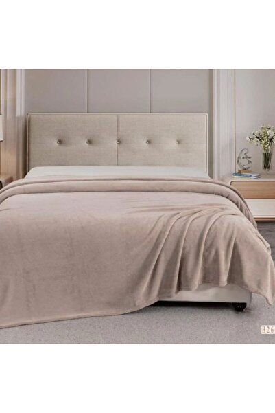 Reiashn بطانية أرلا ملكي ناعمة لون بيج غامق شتوي مزدوج