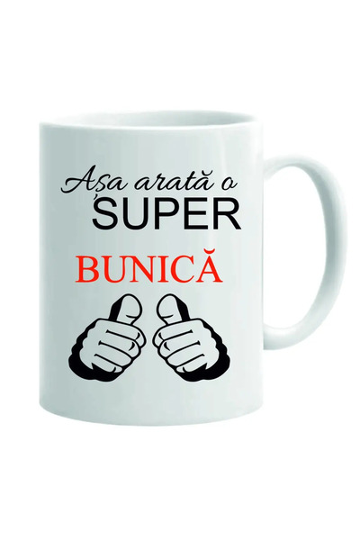 autostickere Cană Super Bunica