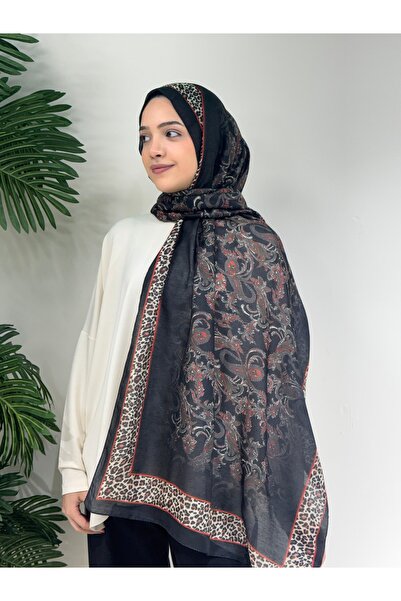 MORZE LEOPAR DESENLİ PAMUK SOFT ŞAL