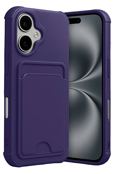 NANOSPACE سيليكون مع بطاقة عمل كيلفن متوافق مع هاتف أبل آيفون 17