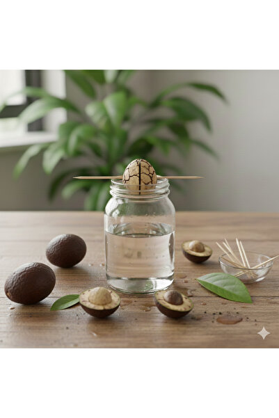 TROPİKYUM AVOKADO ÇEKİRDEĞİ 10 Adet İrili Ufaklı Karışık Cinslerden