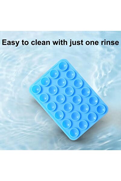 alisa Silikon Vakumlu Yapışkanlı Kaymaz Vantuz Cep Telefon Tutucu (1 ADET)