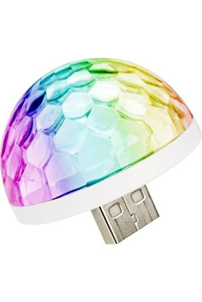 ASTRA LED Sese Duyarlı Mini Disko Topu Usb Telefon Mikrofon Uyumlu Parti Led