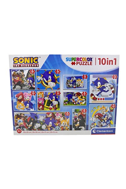 JPT Sonic the Hedgehog 10-in-1 Puzzle Set by Clementoni