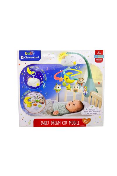JPT Clementoni Музикална мобилна кошара за бебета Sweet Dream