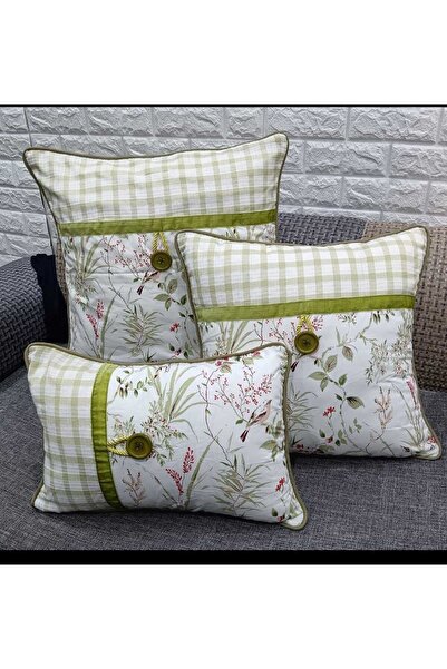 Joy Home Decorative package of three spring cushions (50x50, 45x45, 50x30) including inner filling