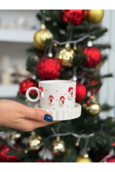 MeGgDecor Snowmen Mug Cup
