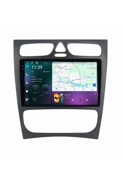 NAVI-ABC Mercedes Clasa C W203 (2000-2004) Navigație 2K QLED, 12GB RAM, 256GB...