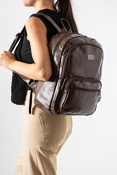 Baginn Rucsac din piele artificială pentru femei Rucsac din piele vegană 30*2...