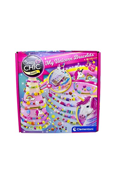 JPT Kit de lucru pentru brățări cu unicorni pentru copii de peste 7 ani de la Clementoni