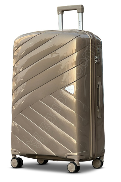 ZAAPPY Hard Shell Unbreakable Glossy PP 28 Inch(30-35kg) Luggage, Lightweight, Combination Lock, Suitcase