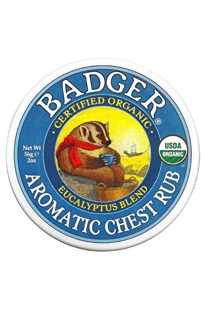 Badger بلسم عطري للصدر بمزيج الأوكالبتوس 2 أونصة (56 غرام)