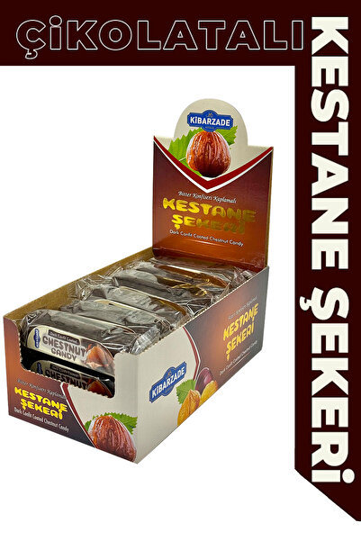 Kibarzade Çikolatalı Kestane Şekeri 65 gr x 18 Adet
