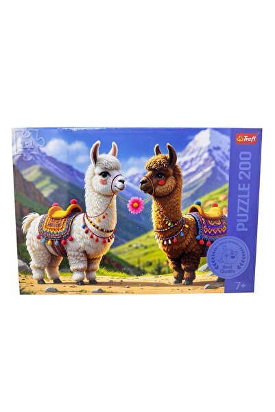 JPT Puzzle cu flori de alpaca, 200 de piese de la Trefl