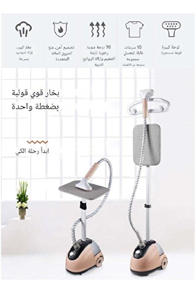 Denex DX1775 2000W High-Power Portable Vertical Garment Steamer, 2-in-1, 1.8L