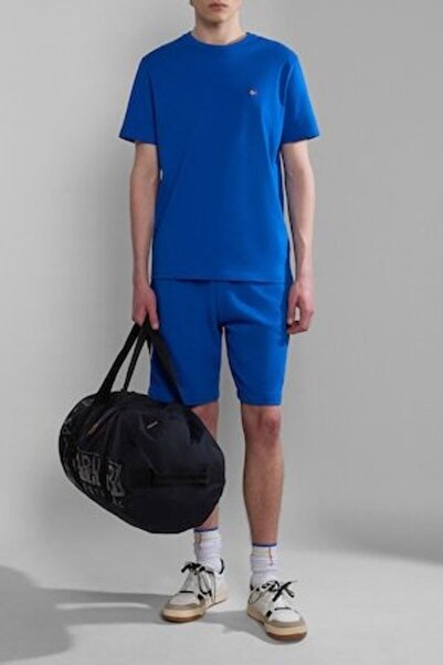 Napapijri Salis regular-fit cotton T-shirt, Indigo, L