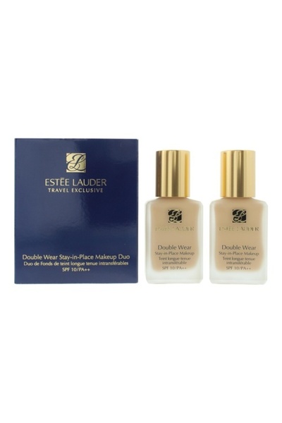 Estee Lauder Double Wear Stay-In-Place Liquid Foundation Duo 1W2 Sand SPF 10 (2 x 30 ml)