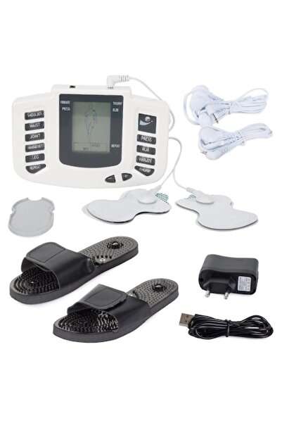 verk group Electrostimulator muscular - LCD cu 4 canale, tampoane Velcro
