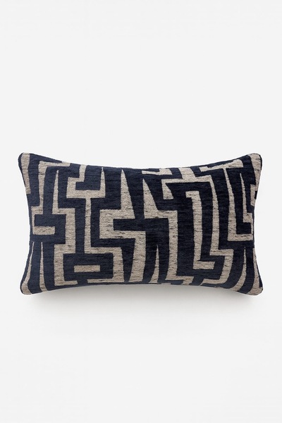 KAYALI HOME '' Labir'' Premium Decorative Rectangular Throw Pillow Cover