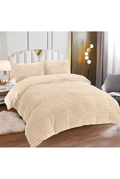 Sale4u Cocolino Luxury 4-Piece Bedding Set with Fitted Sheet, Striped Pattern...