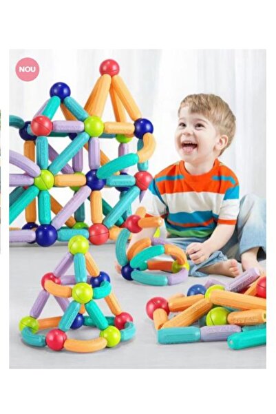 Sale4u Joc de construcții STEM - Bețișoare magnetice