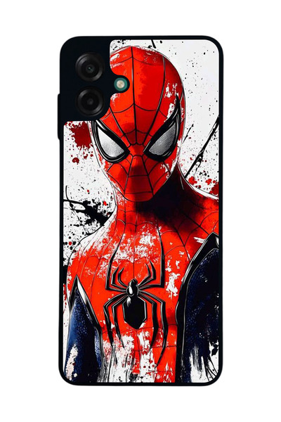 Aksel Kılıf متوافق مع هاتف سامسونج جالاكسي A07 مطبوع ، أسود غير لامع، سيليكون...