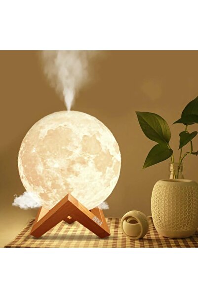 Sale4u Moon 3D Night Light with Humidifier, 880 ml, 15 cm