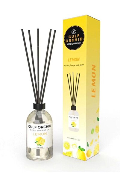 Gulf Orchid Golf Orchid Reed Diffuser with Wooden Sticks - Lemon Scent