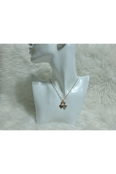 hesperides قلادة من الفولاذ بنمط البرسيم