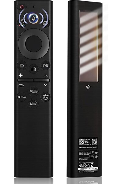 Generic جهاز تحكم عن بعد بديل يعمل بالطاقة الشمسية BN59-01385A لأجهزة تلفزيون سامسونج (أسود)