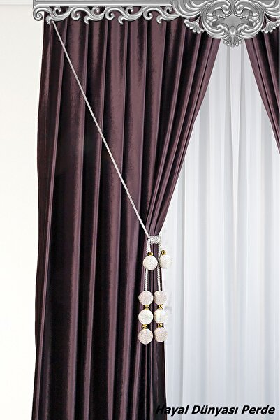 Hayal Dünyası Kornişe Takmalı Tavan Bağlama Özel Yapım 8 Toplu Perde Bağı İp ...