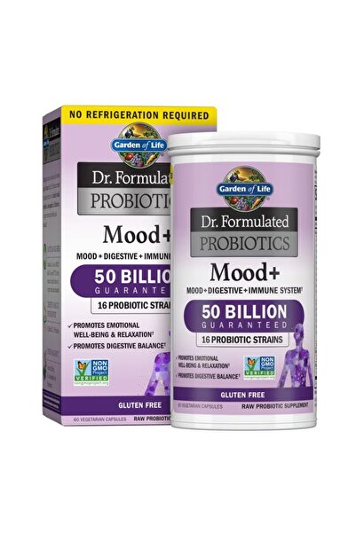 GARDEN OF LIFE Probiotics mood+ digestive + immune system dr formulated 50 bi...