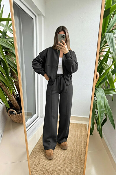 BARLİZ Γυναικείο σετ μπουφάν Basic Bomber με 3 κλωστές, άνετη εφαρμογή