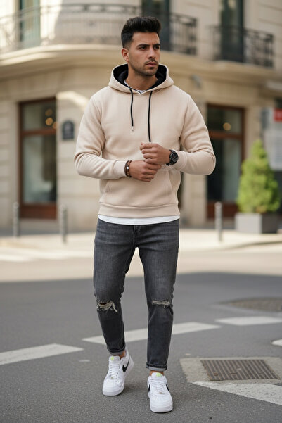 dehaine Padded sweatshirt for bats, with hood, 13411