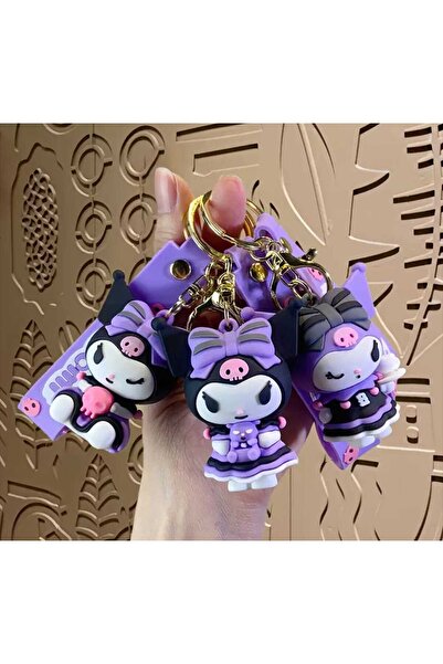 mr shopping سلسلة مفاتيح من السيليكون على شكل شخصية كرتونية لطيفة من MR - إكسسوار ملون للحقائب وهدية