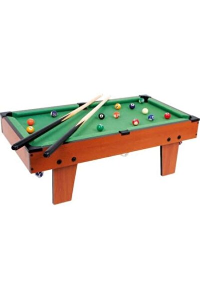 OEM Masă de biliard din lemn pentru copii cu accesorii incluse, 70 x 36 x 23 cm