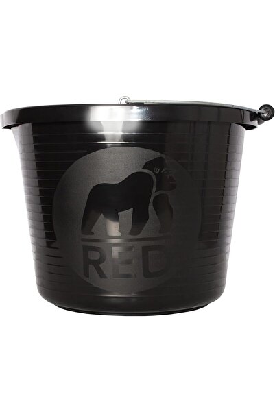 Red Gorilla دلو فاخر سعة 15 لترًا - أسود