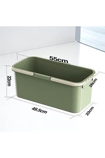 Zalcoon 5.2 Gallon (20L) Large Plastic Water Bucket with Handle for House Cleaning