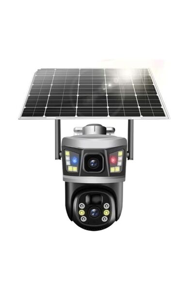 Tobi كاميرا مراقبة شمسية PTZ بدقة 8MP بعدستين 4K مع شريحة 4G وWi‑Fi ولوح 7 واط PIR+AI