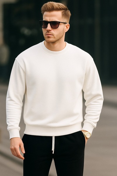 DeFacto Men's Basic Sweatshirt L0950Az.19Au.Gn872