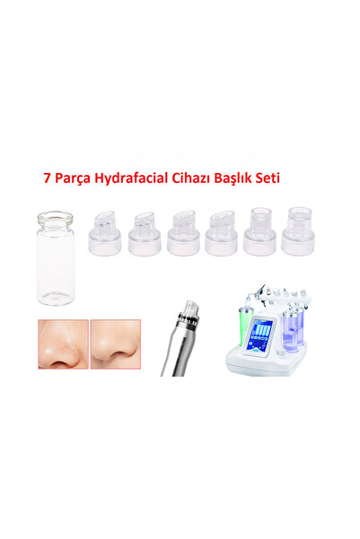 BTN Hydrafacial Cihazı Hydropeeling Başlık Uçları 7 Parça