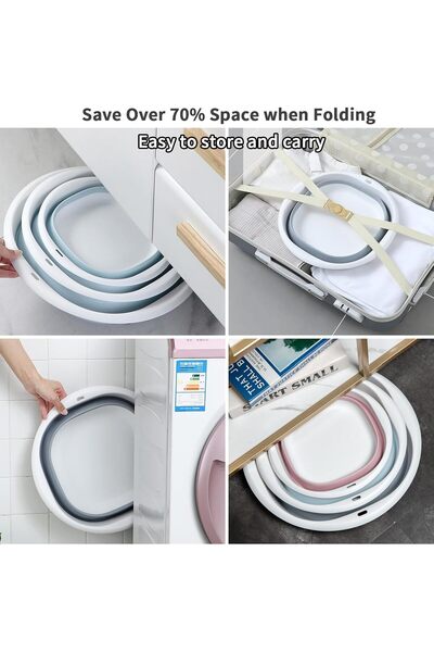 X SPRING Collapsible Wash Basin, 3-Piece Foldable Set