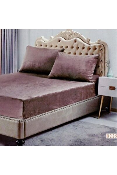 Reiashn Home Velvet Elastic Bed Sheet, Nude Color, Winter, Single and a Half ...