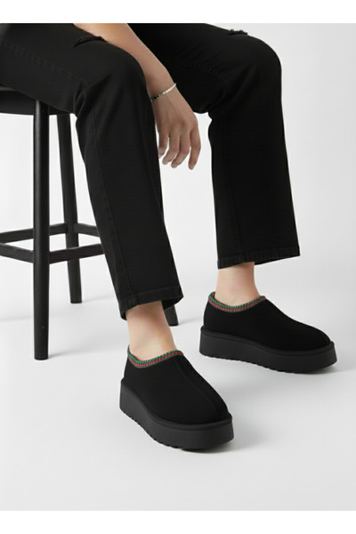 Frelyn Μαύρες γυναικείες μπότες μέχρι τον αστράγαλο, ανθεκτικές, σόλα 4 εκ., ...