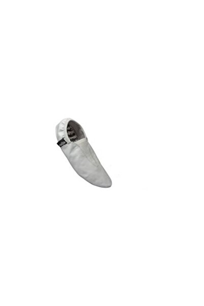 Effea Sport papuci de gimnastică, piele, albi, mărimea 43, talpă antiderapantă